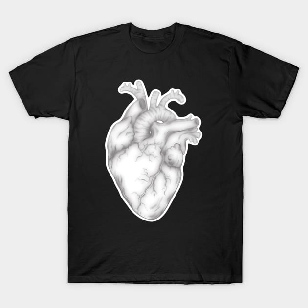 Heart T-Shirt by Moon._.in._.Pisces